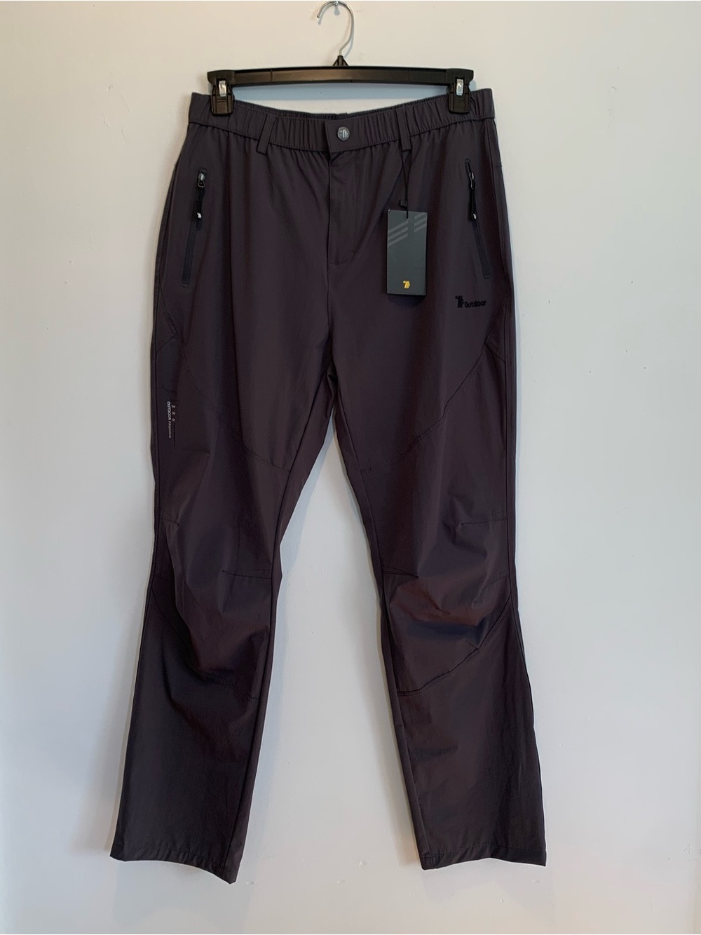 Hiking Pants Gray Nylon